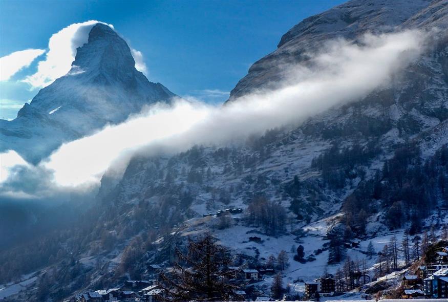 Το βουνό Μάτερχορν στην Ελβετία (AP Photo/Jamey Keaten)