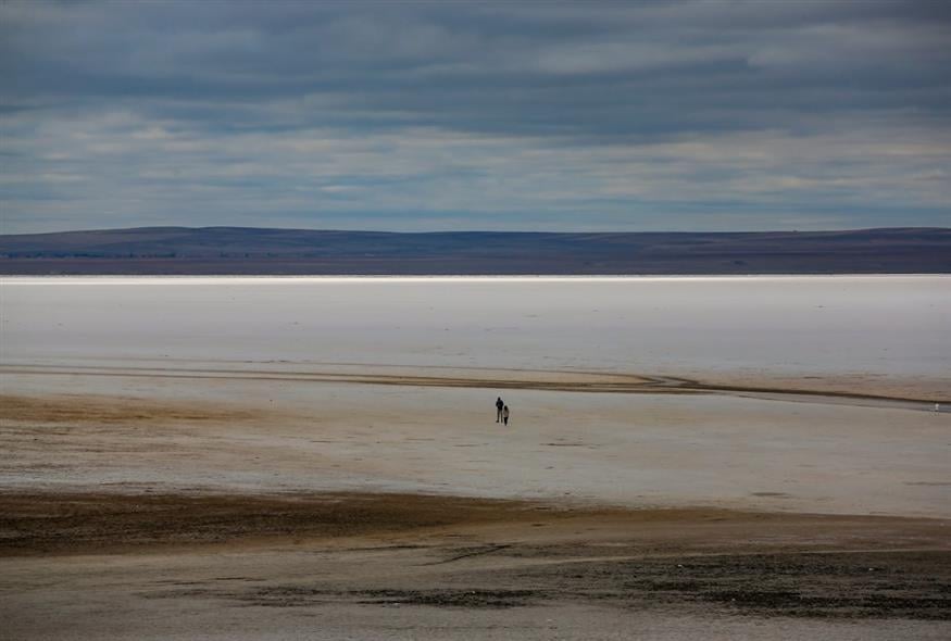 Η λίμνη Τουζ στην Άγκυρα το 2021 (AP Photo/Emrah Gurel)