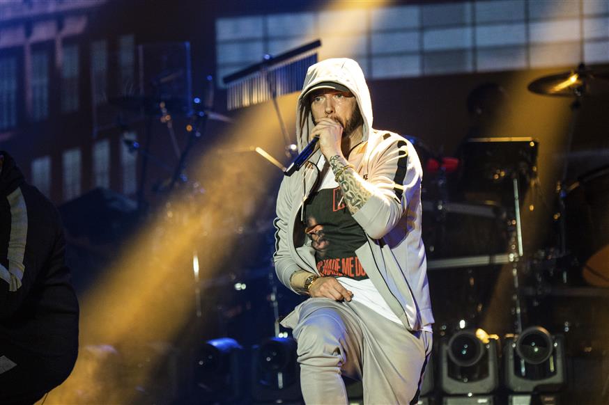 Eminem/(Photo by Amy Harris/Invision/AP)
