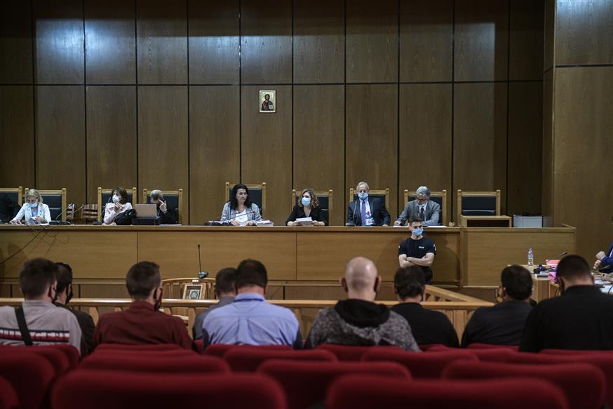 Η έδρα του Δικαστηρίου της Χρυσής Αυγής (Copyright: Eurokinissi/Τατιάνα Μπόλαρη)