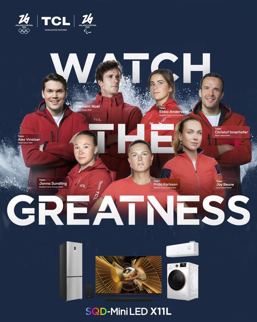 Η Team TCL κατέκτησε πολλαπλά μετάλλια στους Χειμερινούς Ολυμπιακούς Αγώνες Milano Cortina 2026 Η Team TCL κατέκτησε πολλαπλά μετάλλια στους Χειμερινούς Ολυμπιακούς Αγώνες Milano Cortina 2026