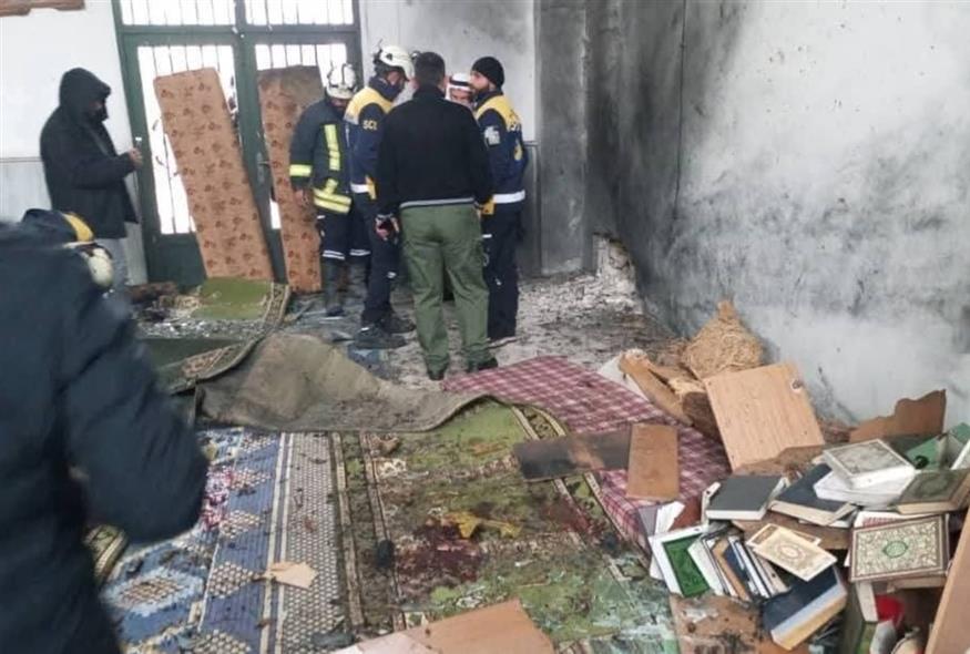 Έκρηξη σε τζαμί στη Συρία (X)