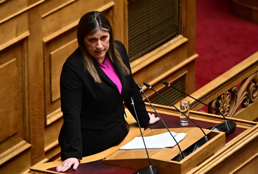 Η Ζωή Κωνσταντοπούλου (ΚΩΣΤΑΣ ΤΖΟΥΜΑΣ/EUROKINISSI)