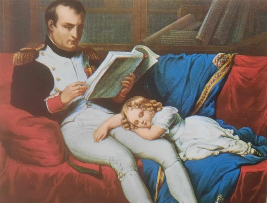 Ο Ναπολέων με τον γιό του