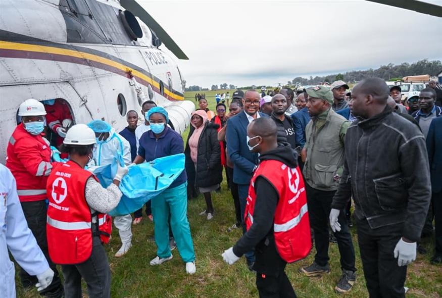 Κατολίσθηση στην Κένυα από τις καταρρακτώδεις βροχές (Χ)