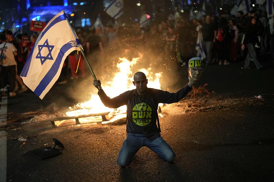 Διαδηλώσεις στο Ισραήλ (AP Photo/Francisco Seco)