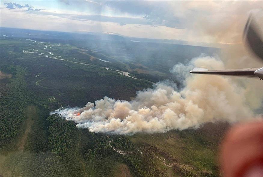 Φωτιά σε δασική έκταση στην Αλάσκα (φωτογραφία αρχείου / Associated Press)