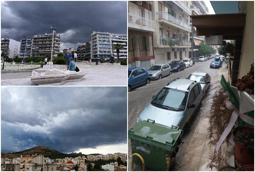 Στιγμιότυπα από την κακοκαιρία/Intime/Weather Forecast Greece - facebook