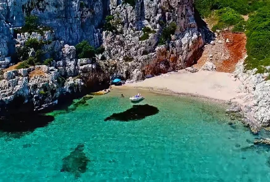 Το νησάκι Πρώτη στη Μεσσηνία (Video Capture)