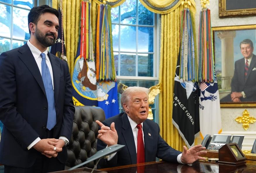 Συνάντηση Ζόραν Μαμντάνι-Ντόναλντ Τραμπ (AP)