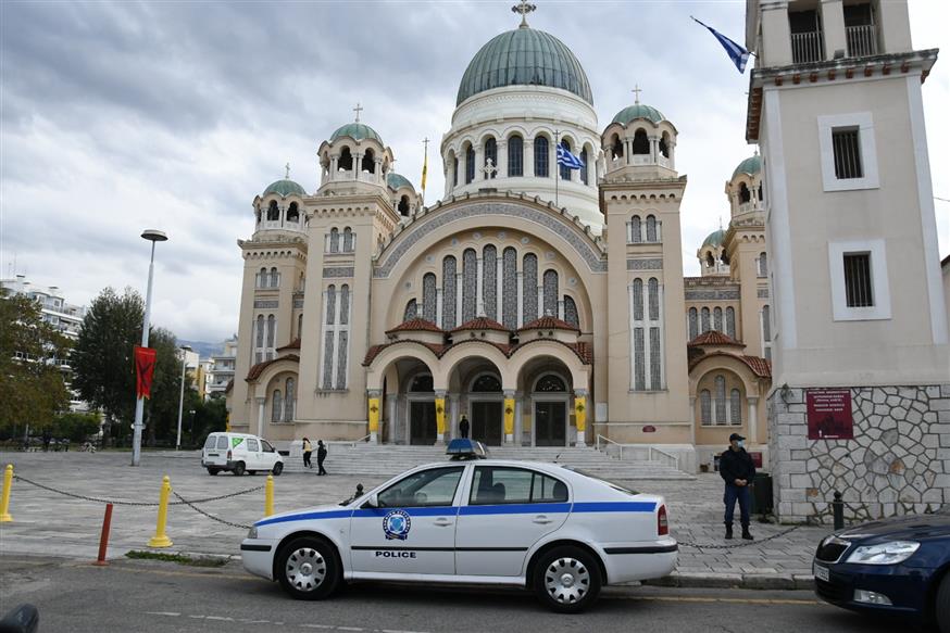 Αστυνομικά μέτρα για την γιορτή του Αγίου Αντρέα στην Πάτρα (EUROKINISSI / ΓΙΑΝΝΗΣ ΑΝΔΡΟΥΤΣΟΠΟΥΛΟΣ)