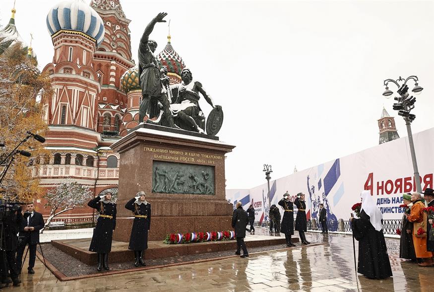 Η Κόκκινη Πλατεία στη Μόσχα (Mikhail Tereshchenko, Sputnik, Kremlin Pool Photo via AP)