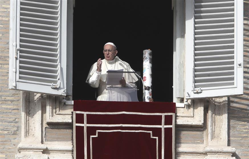 Ο Πάπας Φραγκίσκος (AP Photo/Alessandra Tarantino)