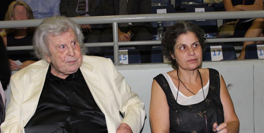 Μίκης Θεοδωράκης και Μαργαρίτα Θεοδωράκη (NDP photo)