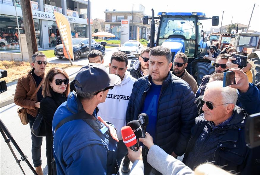 Αγρότες στη Λάρισα
