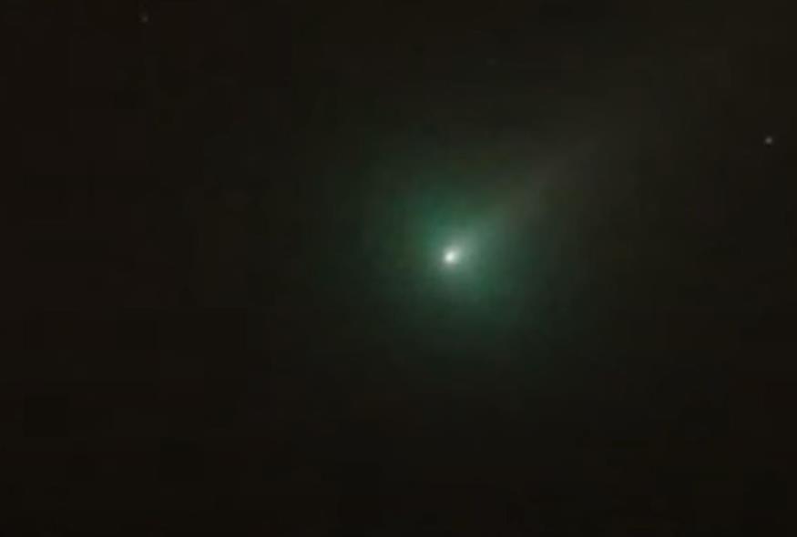 Ο πράσινος κομήτης (Screengrab/YouTube)