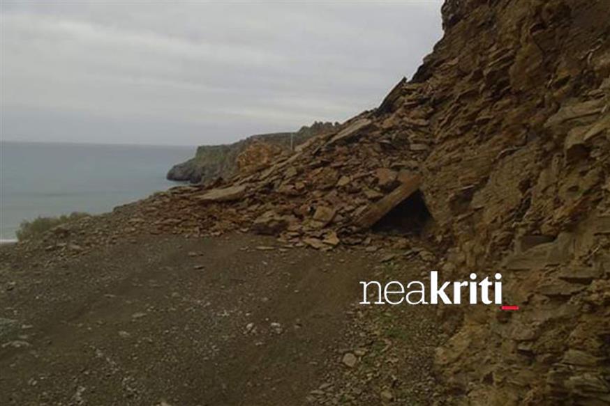 Η κατολίσθηση στην Τρυπητή απομόνωσε τους κατοίκους (neakriti)