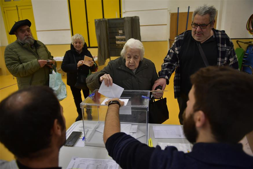 Εκλογές στην Ισπανία (copyright: Associated Press/Alvaro Barrientos)