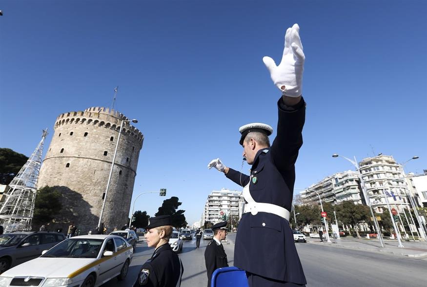 Τροχονόμος στη Θεσσαλονίκη/EUROKINISSI