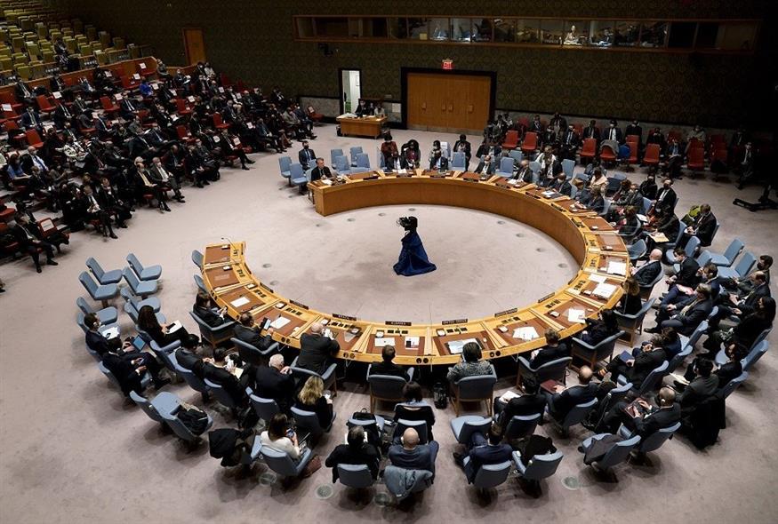 Ο πρέσβης της Ουκρανίας στα Ηνωμένα Έθνη ενημερώνει το Συμβούλιο Ασφαλείας για τη ρωσική επίθεση (φωτογραφία αρχείου / Associated Press)