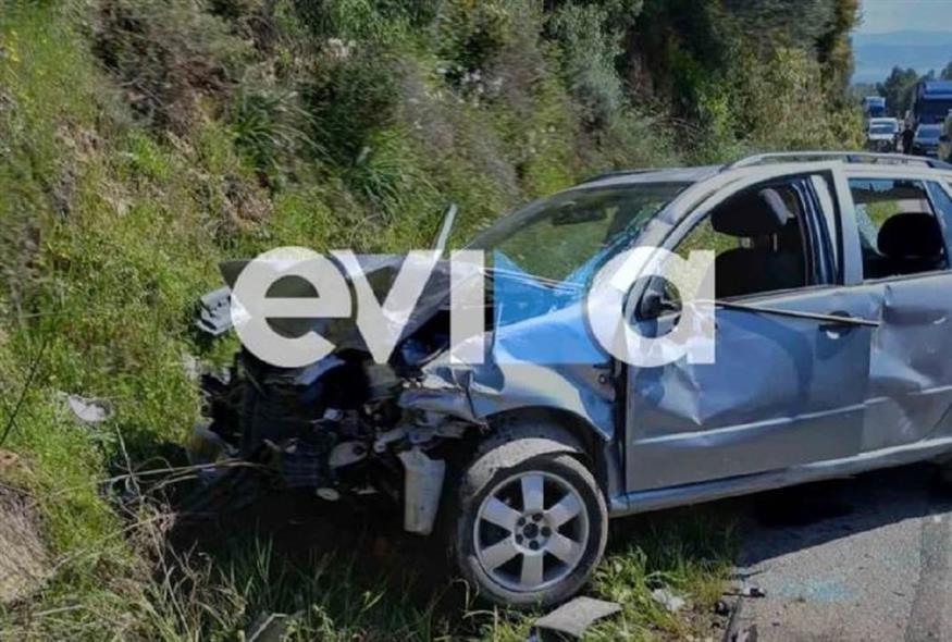 Τροχαίο στην Εύβοια (EVIMA.GR)