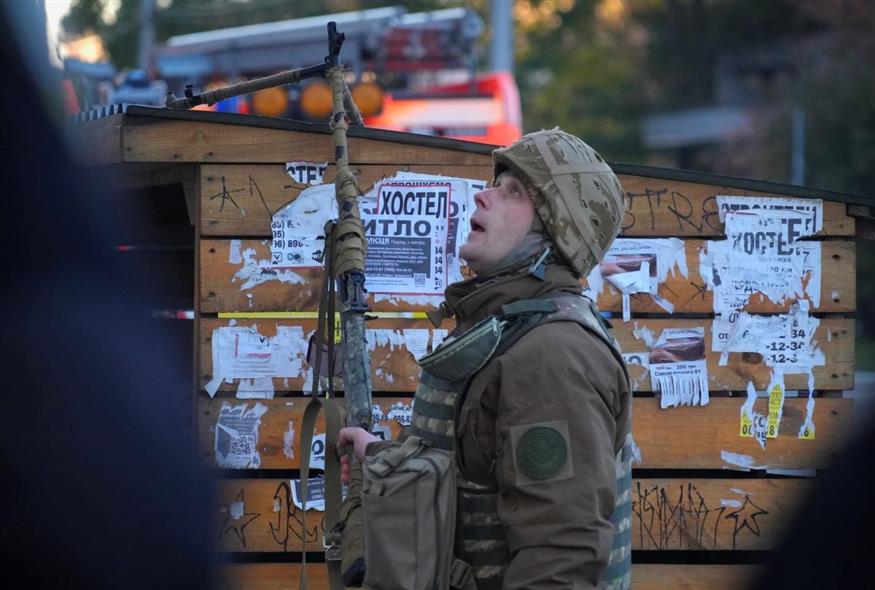 Ουκρανός στρατιώτης (AP Photo/Efrem Lukatsky)