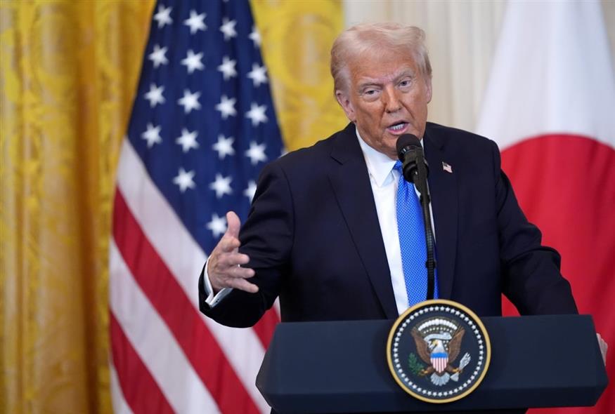 Ο πρόεδρος των ΗΠΑ Ντόναλντ Τραμπ (Evan Vucci/AP)