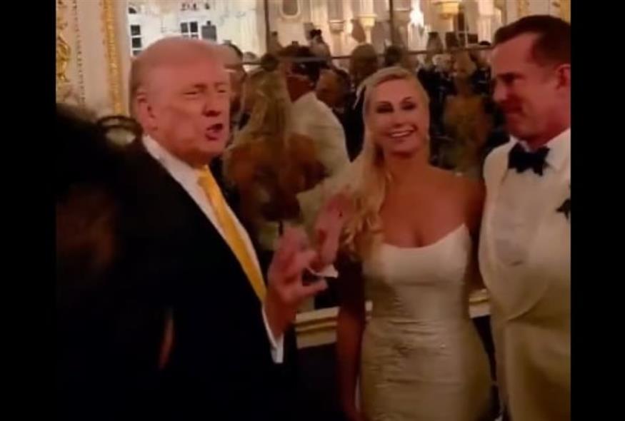 Ο Τραμπ «εισβάλλει» σε γάμο (Χ)
