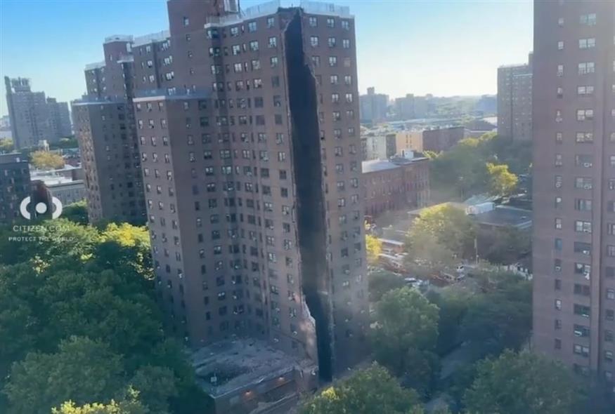 Κατέρρευσε η γωνία κτιρίου 20 ορόφων στο Μπρονξ μετά από έκρηξη (Χ)