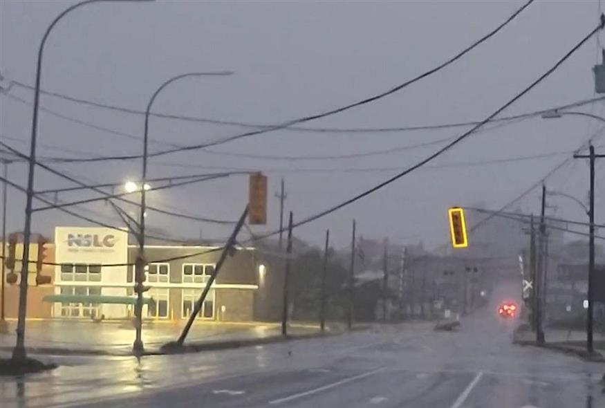 Κυκλώνας Φιόνα Καναδάς (Video Capture)