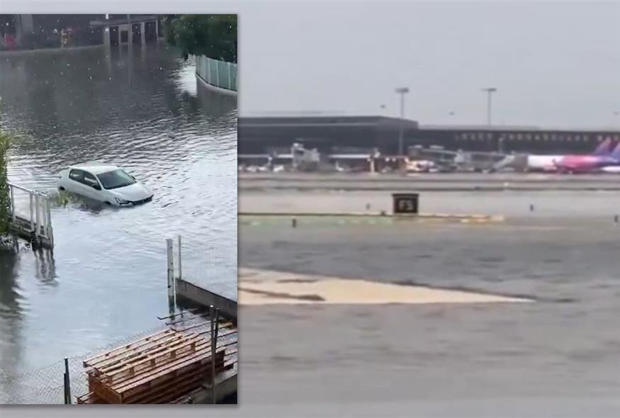 Πλημμύρες στη Βαρκελώνη (Φωτογραφίες: Χ)