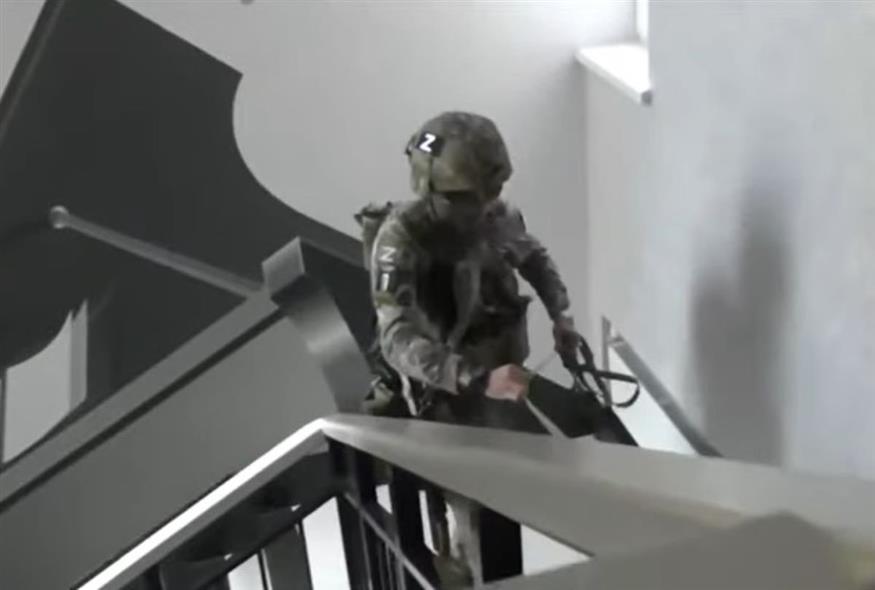 Στρατιώτης της Ρωσίας στην Ουκρανία/video caption