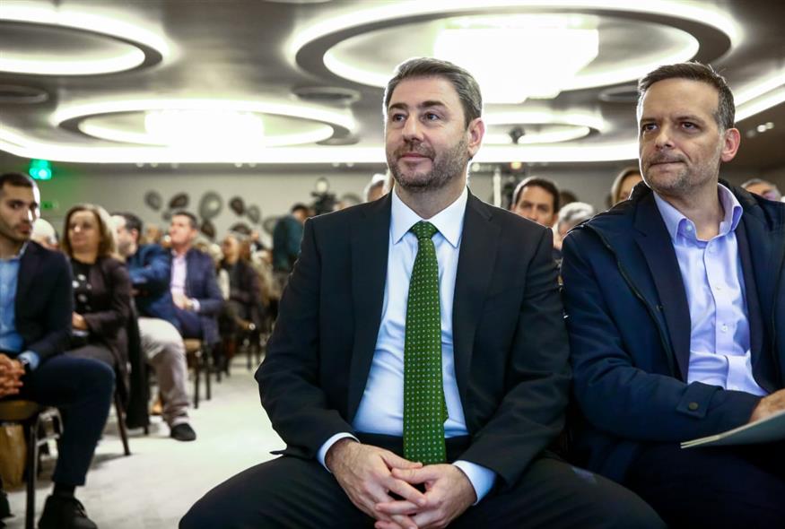 Νίκος Ανδρουλάκης και Χάρης Δούκας (ΔΑΝΑΗ ΔΑΥΛΟΠΟΥΛΟΥ/EUROKINISSI)