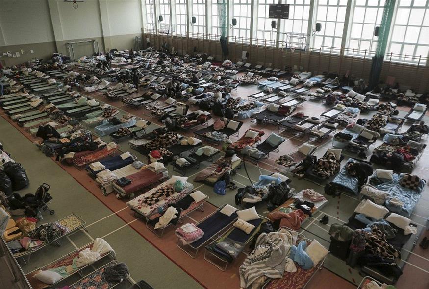 Εγκαταστάσεις στην Πολωνία έτοιμες να υποδεχτούν ουκρανούς πρόσφυγες (Associated Press)