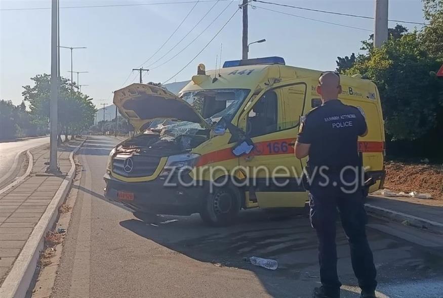 Τροχαίο στα Χανιά Τροχαίο στα Χανιά