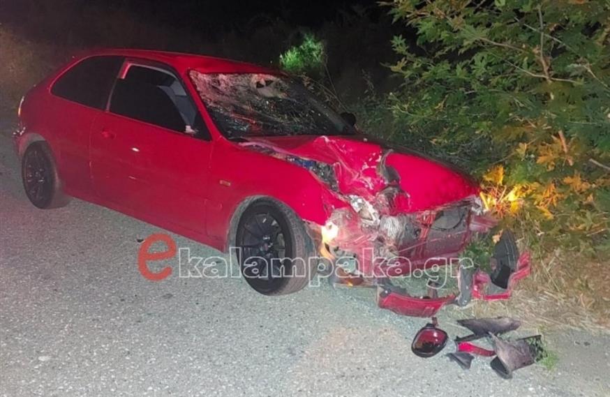 Θανατηφόρο τροχαίο στην Καλαμπάκα