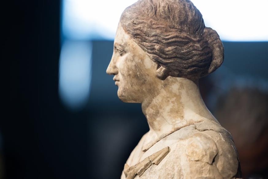 Στιγμιότυπο από την παρουσίαση των αγαλμάτων (ΑΧΙΛΛΕΑΣ ΧΗΡΑΣ/ΑΠΕ-ΜΠΕ) Στιγμιότυπο από την παρουσίαση των αγαλμάτων (ΑΧΙΛΛΕΑΣ ΧΗΡΑΣ/ΑΠΕ-ΜΠΕ)