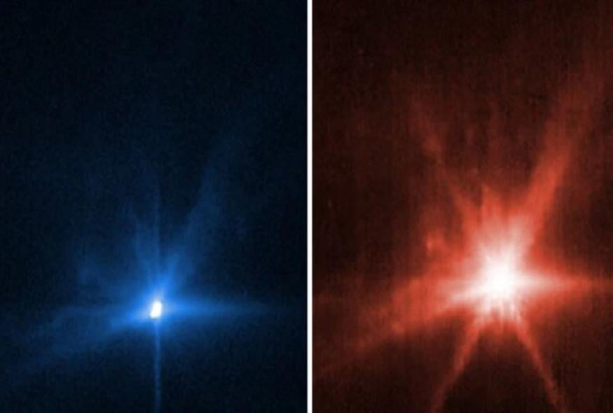 Οι δυο φωτογραφίες από τα τηλεσκόπια/ ΑΠΕ-ΜΠΕ