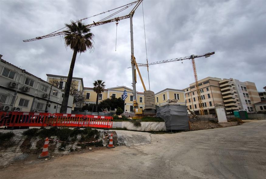 Εργοτάξιο του μετρό (ΓΙΩΡΓΟΣ ΚΟΝΤΑΡΙΝΗΣ/EUROKINISSI)