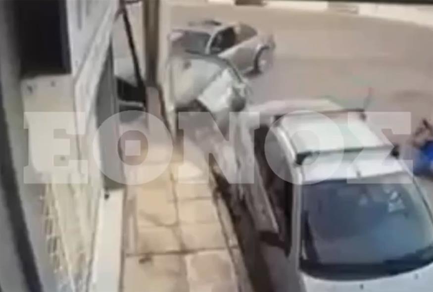 Παράσυρση στο Ίλιον / video capture