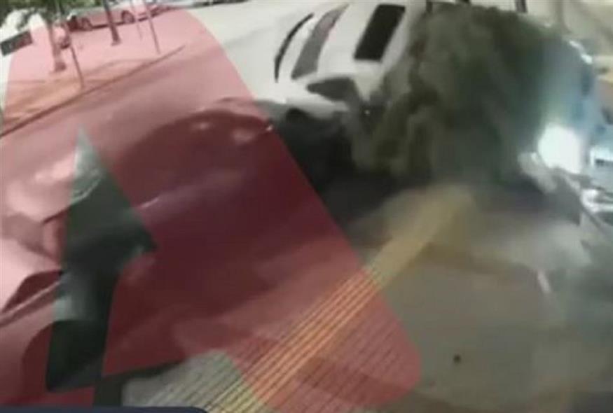 Τροχαίο στο Ίλιον (Video Capture)