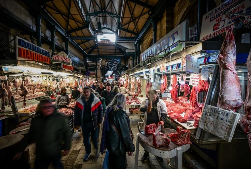 ΚΙΝΗΣΗ ΣΤΗΝ ΒΑΡΒΑΚΕΙΟ ΑΓΟΡΑ (ΤΑΤΙΑΝΑ ΜΠΟΛΑΡΗ/EUROKINISSI)