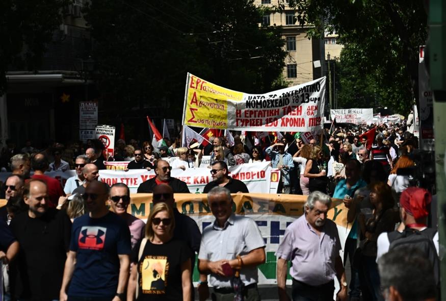 Απεργία (ΚΩΣΤΑΣ ΤΖΟΥΜΑΣ/EUROKINISSI)