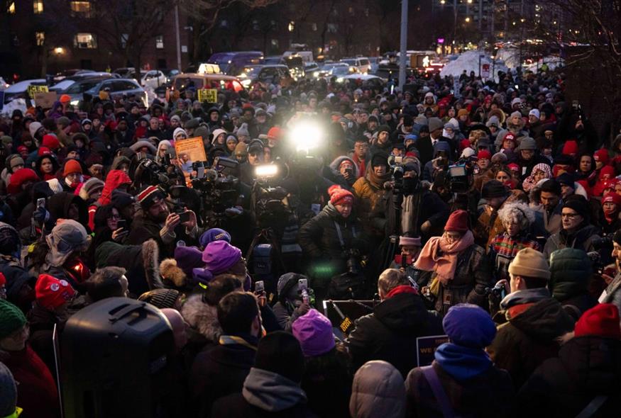 Διαδήλωση στη Νέα Υόρκη (AP)