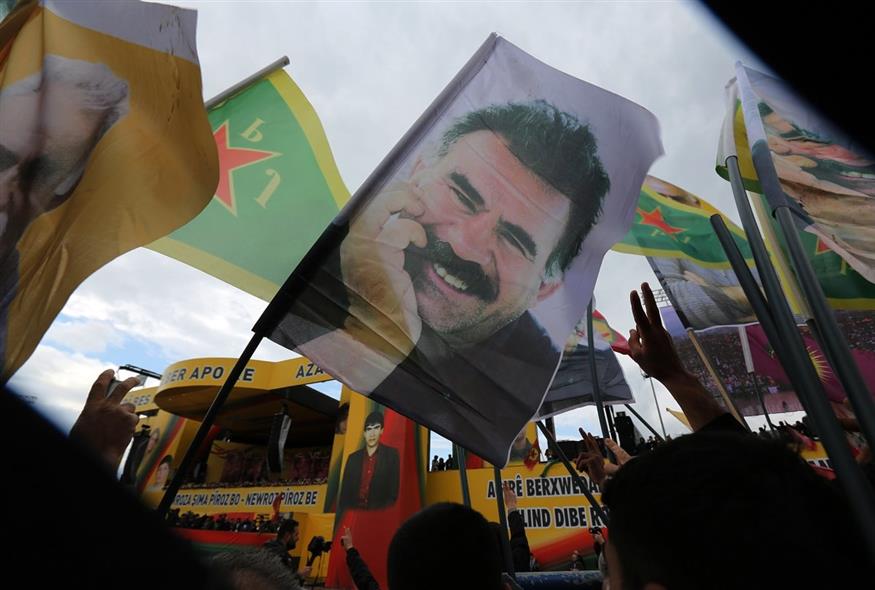 Κούρδοι διαμαρτύρονται για την υπόθεση Οτσαλάν (AP)