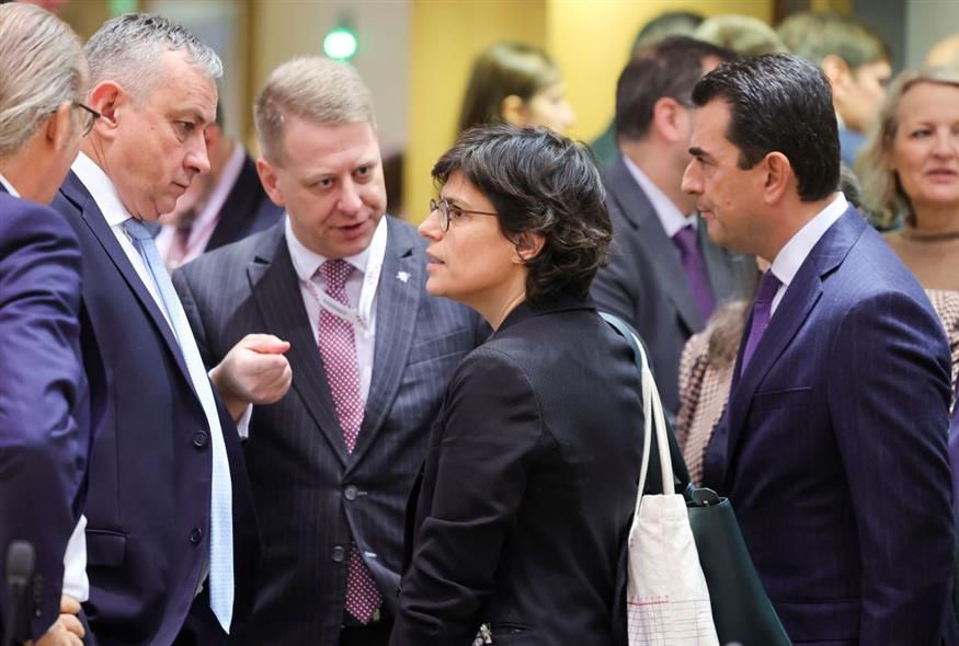 Οι υπουργοί Ενέργειας της ΕΕ (AP Photo/Olivier Matthys)