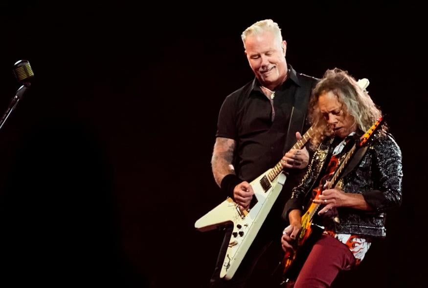 Οι Metallica στο ΟΑΚΑ (AP) Οι Metallica στο ΟΑΚΑ (AP)