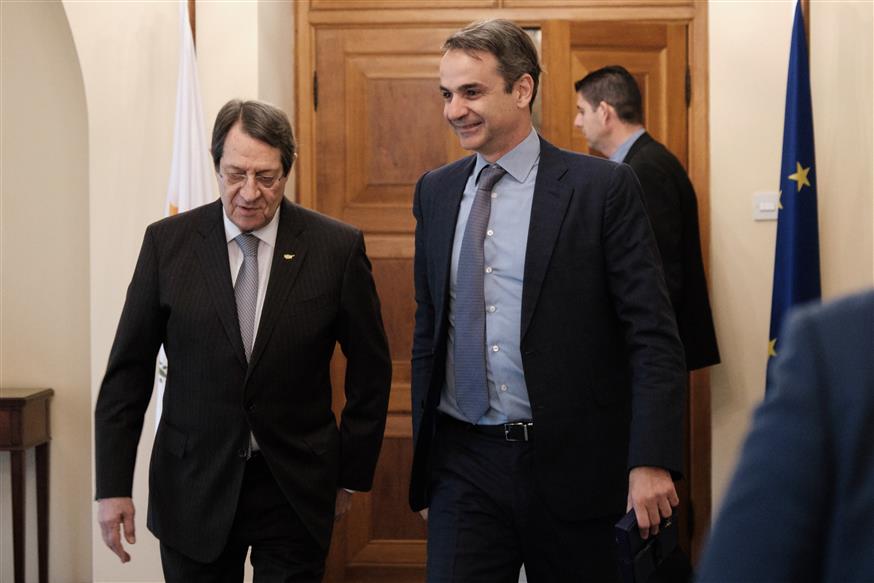 Το στίγµα της ελληνικής διπλωµατικής στρατηγικής θα αποτυπώσει ο Κ. Μητσοτάκης µετά τη συνάντησή του µε τον Πρόεδρο της Κυπριακής ?ηµοκρατίας, Νίκο Αναστασιάδη
