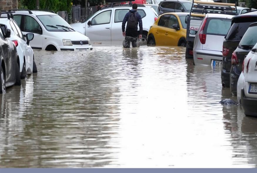 Κακοκαιρία στην Ιταλία/AP IMAGES