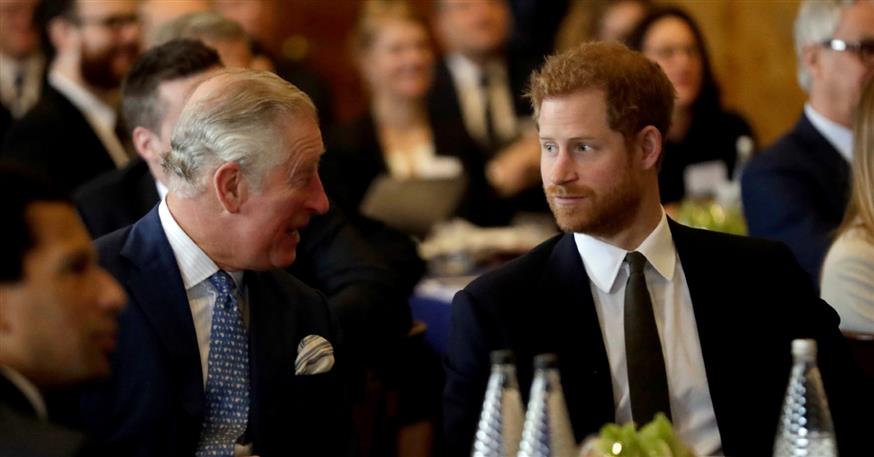 Πρίγκιπας Κάρολος και Χάρι (Copyright: AP photo)